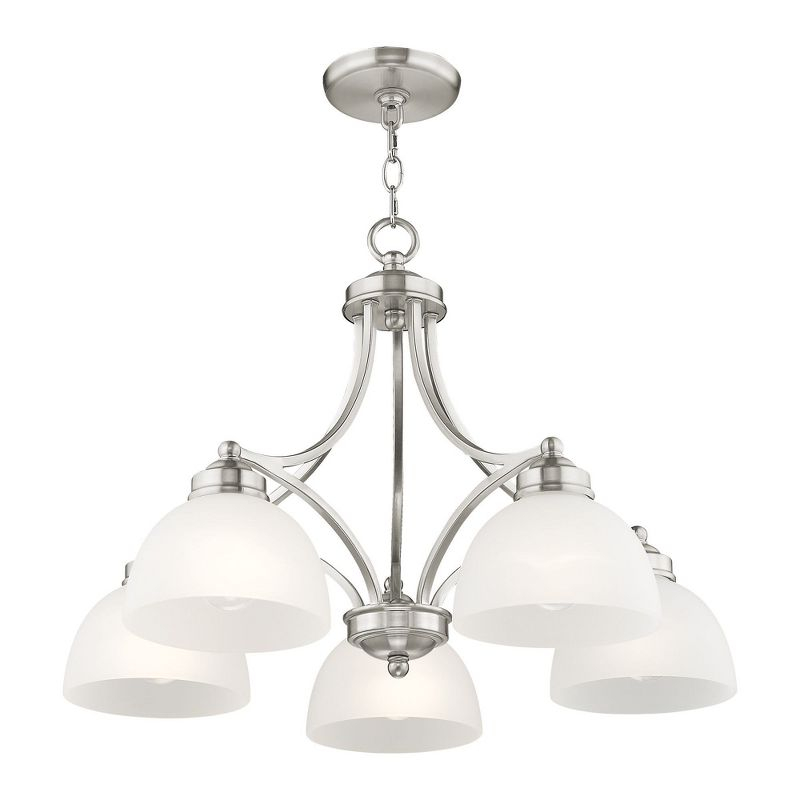 Livex Lighting Somerset 5 - Light Chandelier in  Brushed Nickel