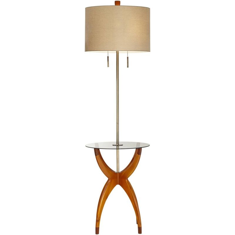 Pacific Coast Lighting Vanguard 64" Mid-Century Modern Tray Floor Lamp