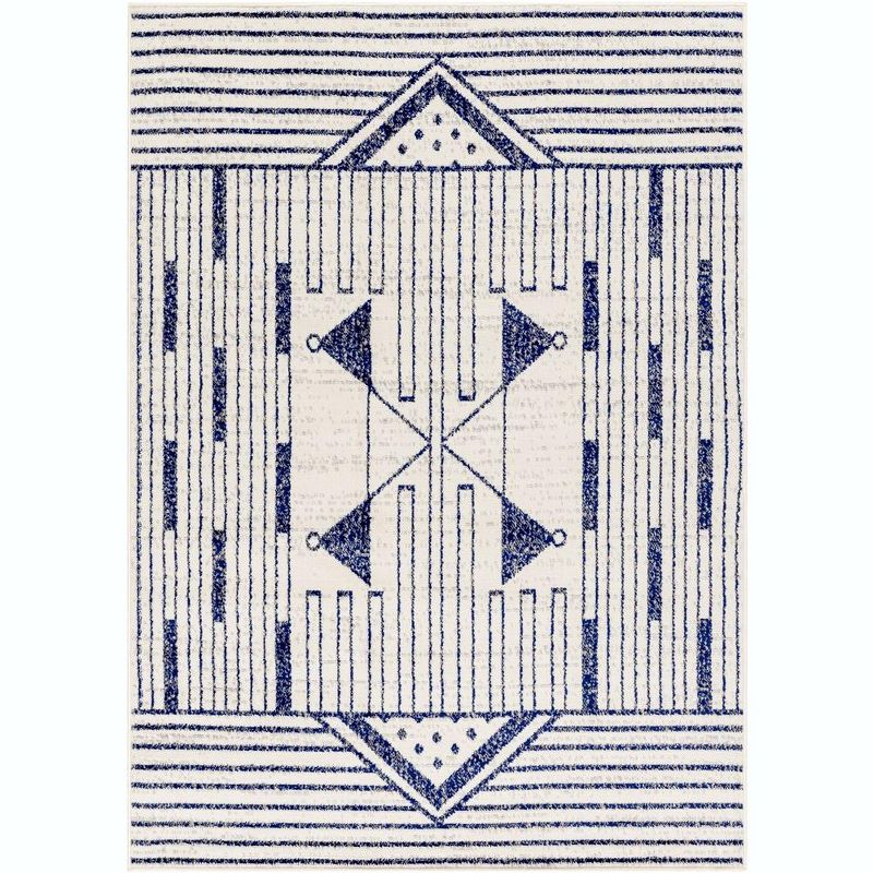Mark & Day Neerijnen 4'11"x7' Rectangle Woven Indoor Area Rugs Dark Blue