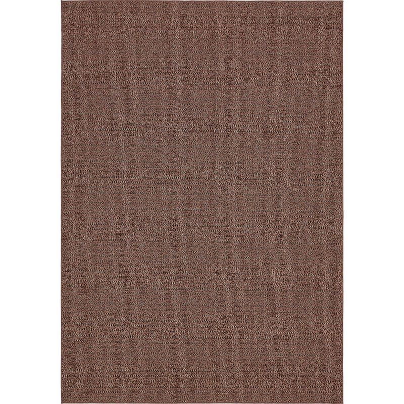 Unique Loom 8' 0 x 11' 4 Brown Outdoor Modern Links Area Rug