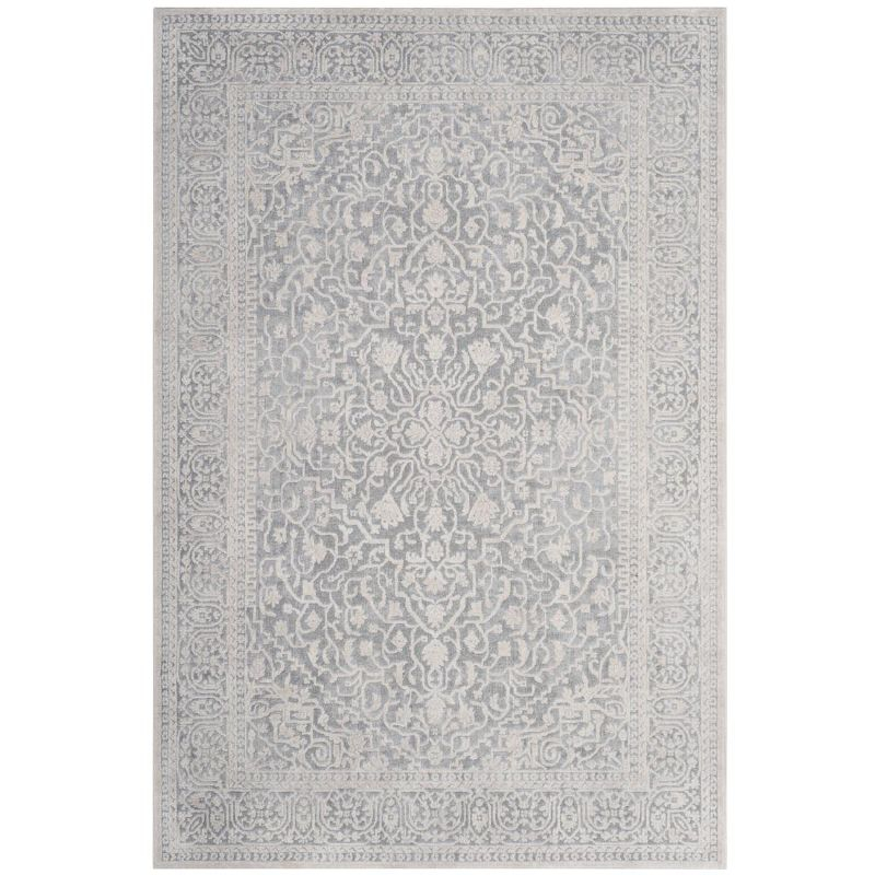 Reflection RFT670 Power Loomed Indoor Area Rug - Light Grey/Cream - 5'1"x7'6" - Safavieh.
