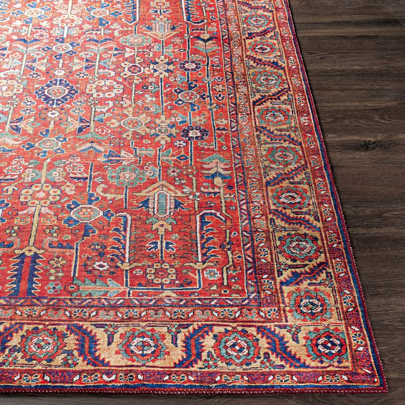 Mark & Day Loveren 5'x7'6" Rectangle Woven Indoor Area Rugs Bright Red