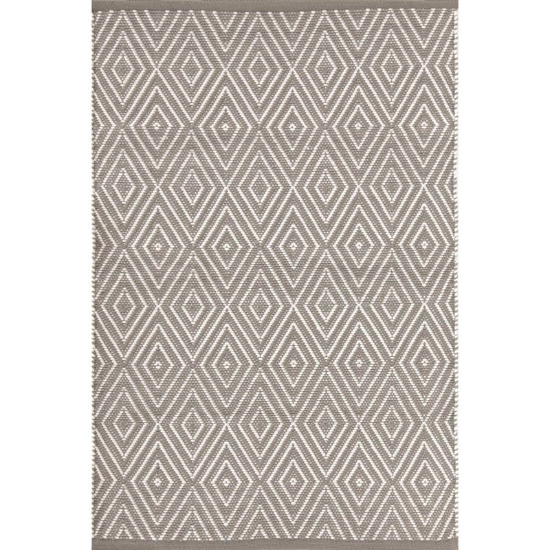 Diamond Fieldstone/Ivory Handwoven Indoor/Outdoor Rug