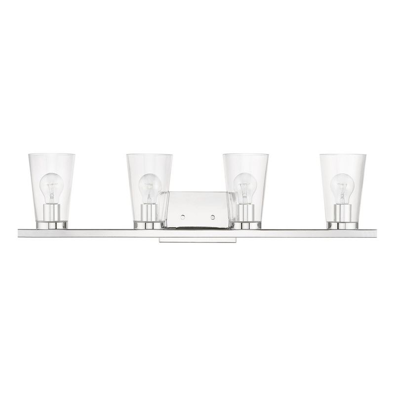 Livex Lighting Cityview 4 - Light Vanity in  Polished Chrome