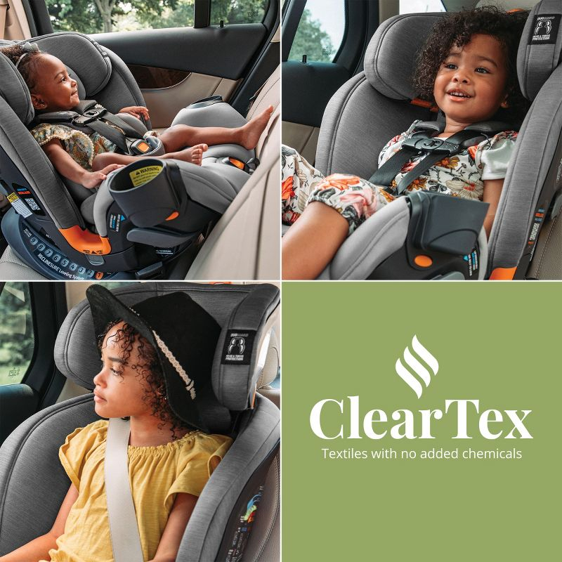 Chicco OneFit ClearTex All-in-One Convertible Car Seat - Slate