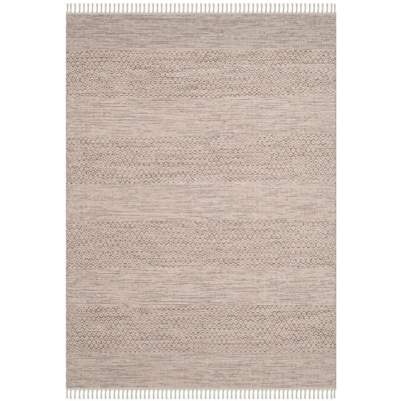 Montauk MTK330 Hand Woven Indoor Accent Rug - Ivory/Steel Grey - 4'x6' - Safavieh