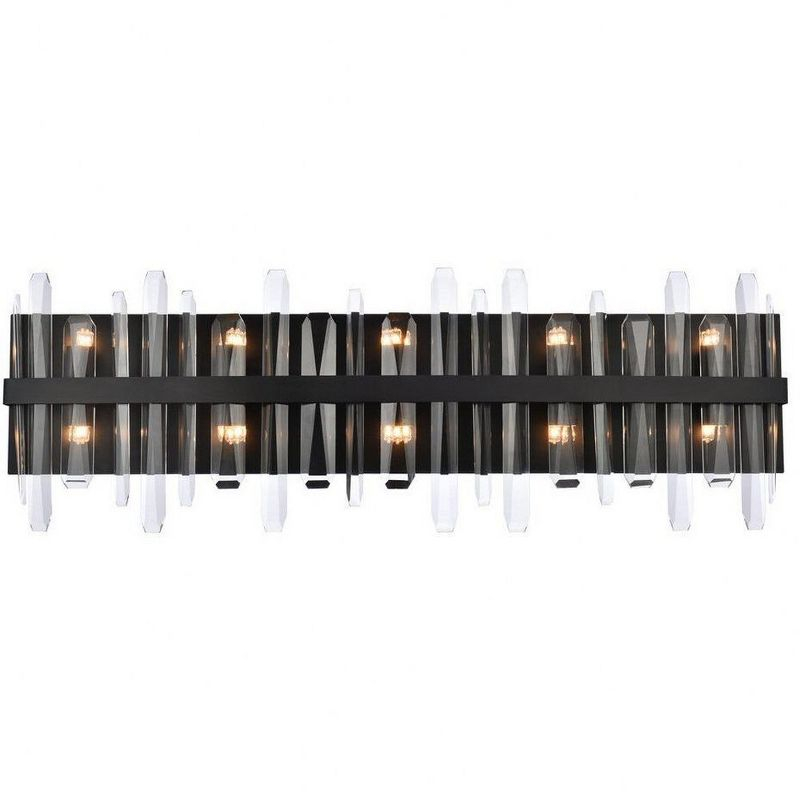 Elegant Lighting Serena 10 - Light Vanity in  Black