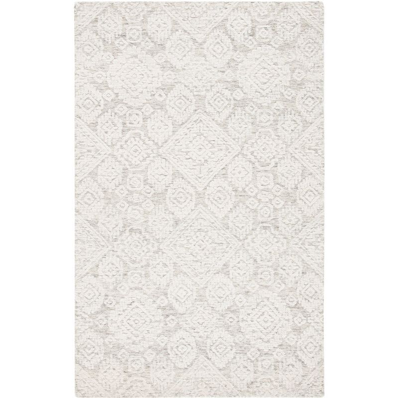 Metro MET987 Hand Tufted Indoor Area Rug - Light Brown/Ivory - 5'x8' - Safavieh