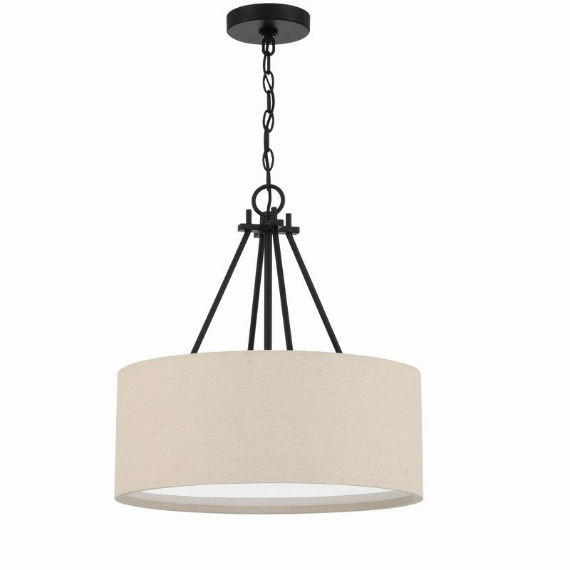 Craftmade Lighting Duke 3 - Light Pendant in  Flat Black