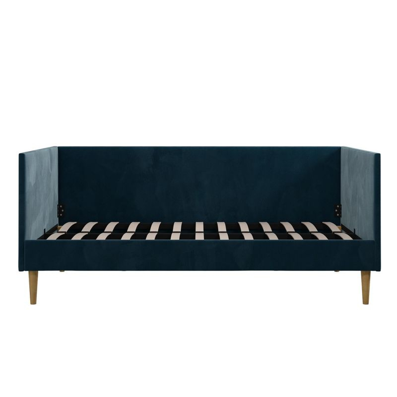 DHP Franklin Mid Century Upholstered Daybed, Twin Size, Blue Velvet
