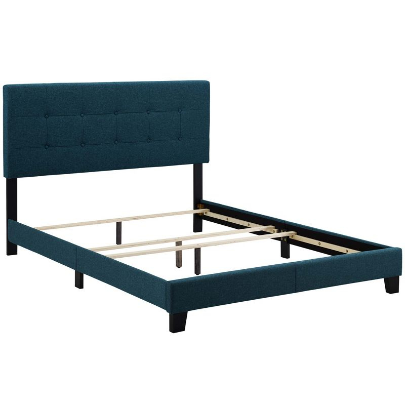 Modway Amira Full Upholstered Fabric Bed - Azure