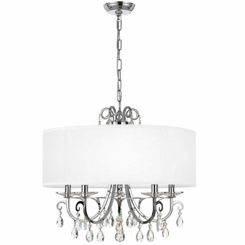 Crystorama Lighting Othello 5 - Light Chandelier in  Polished Chrome