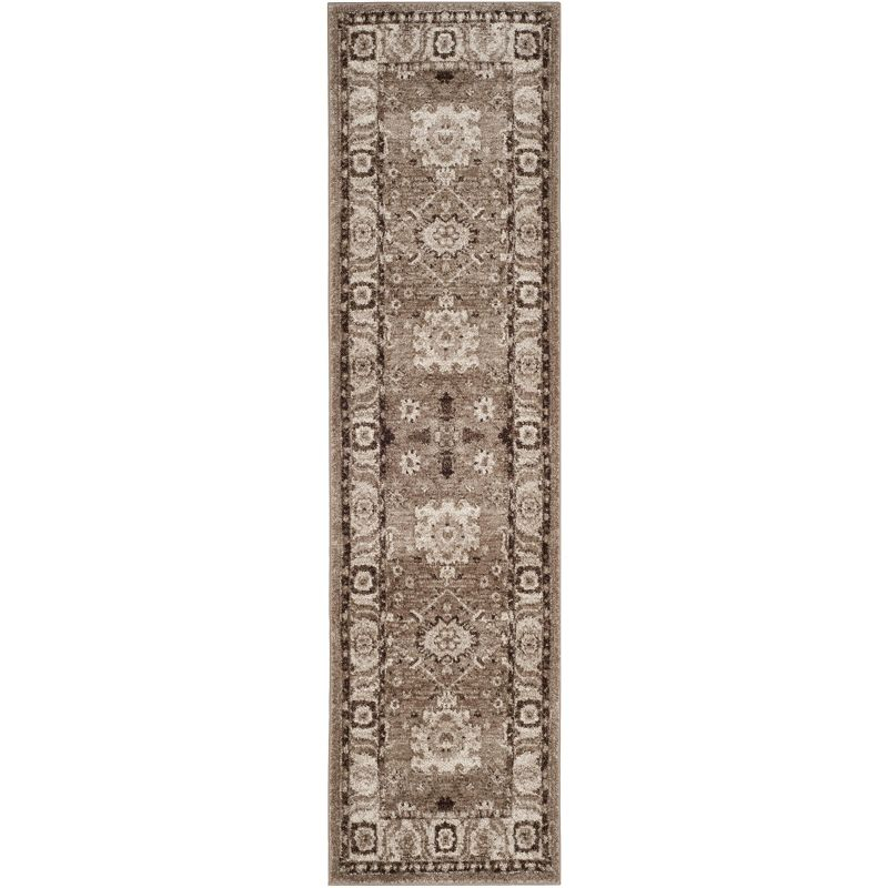 Vintage Hamadan VTH214 Power Loomed Indoor Runner Rug - Taupe - 2'3"x10' - Safavieh