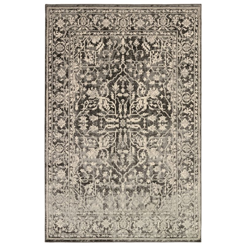 Liora Manne Soho Heriz Indoor Rug Black 5'3" x 7'6"