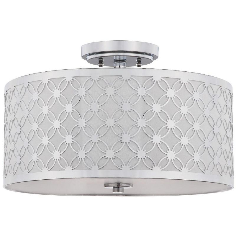 Hutch Flush Mount - FLU4002 - Chrome - Safavieh