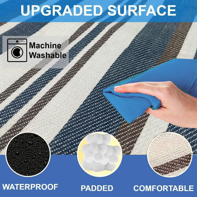 SCUDDLES Picnic Blanket Extra Large, 3-Layer Waterproof, Carry Strap - SCPRBL80