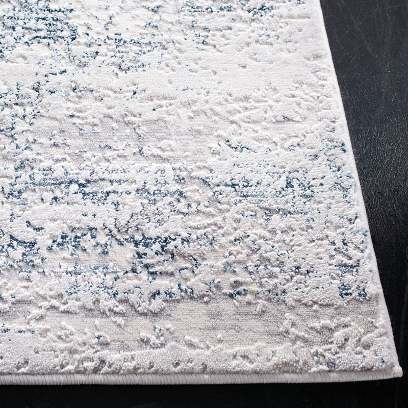 Amalfi AMF572 Power Loomed Accent Rug - Cream/Navy - 3'x5' - Safavieh.
