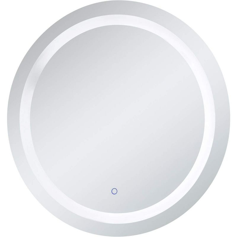 Elegant Lighting Helios 32 inch Hardwired LED mirror with touch sensor and color changing temperature 3000K/4200K/6400K