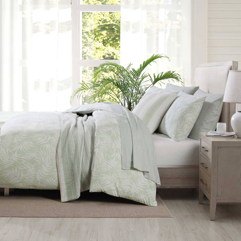 Tommy Bahama Home Art of Palms Cotton Duvet Cover Set