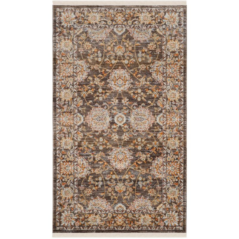 Vintage Persian VTP469 Power Loomed Indoor Accent Rug - Brown/Multi - 3'x5' - Safavieh