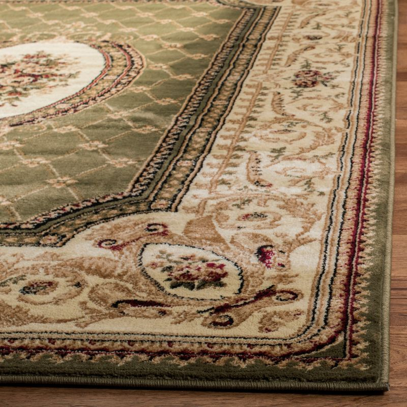 Lyndhurst LNH223 Power Loomed Runner Rug - Sage/Ivory - 2'3"x8' - Safavieh.