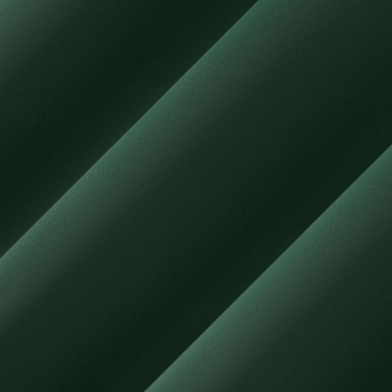 40"x95" Sun Zero Blackout Kenneth Energy Saving Grommet Curtain Panel Evergreen: Modern, Thermal Insulated, Noise Reduction