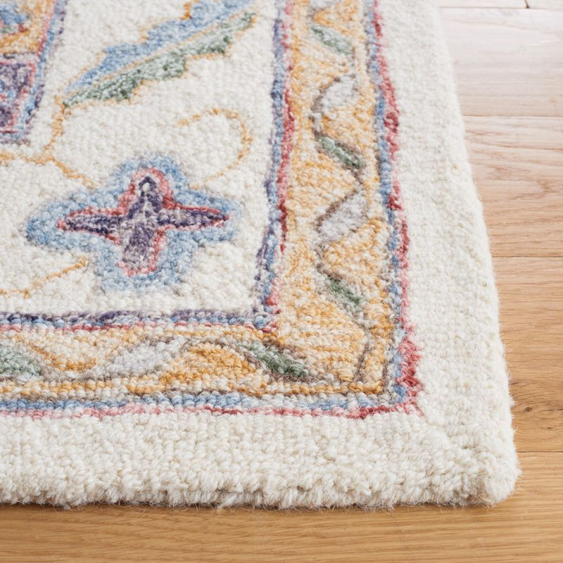 Metro MET352 Hand Tufted Indoor Area Rug - Ivory/Rust - 8'x10' - Safavieh