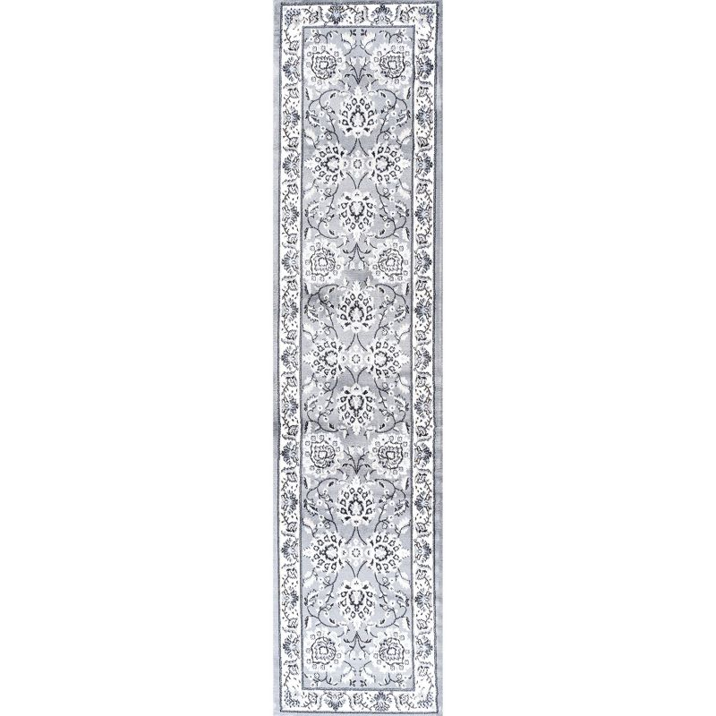 2'x10' Cherie French Cottage Runner Rug, Gray/Cream - JONATHAN Y