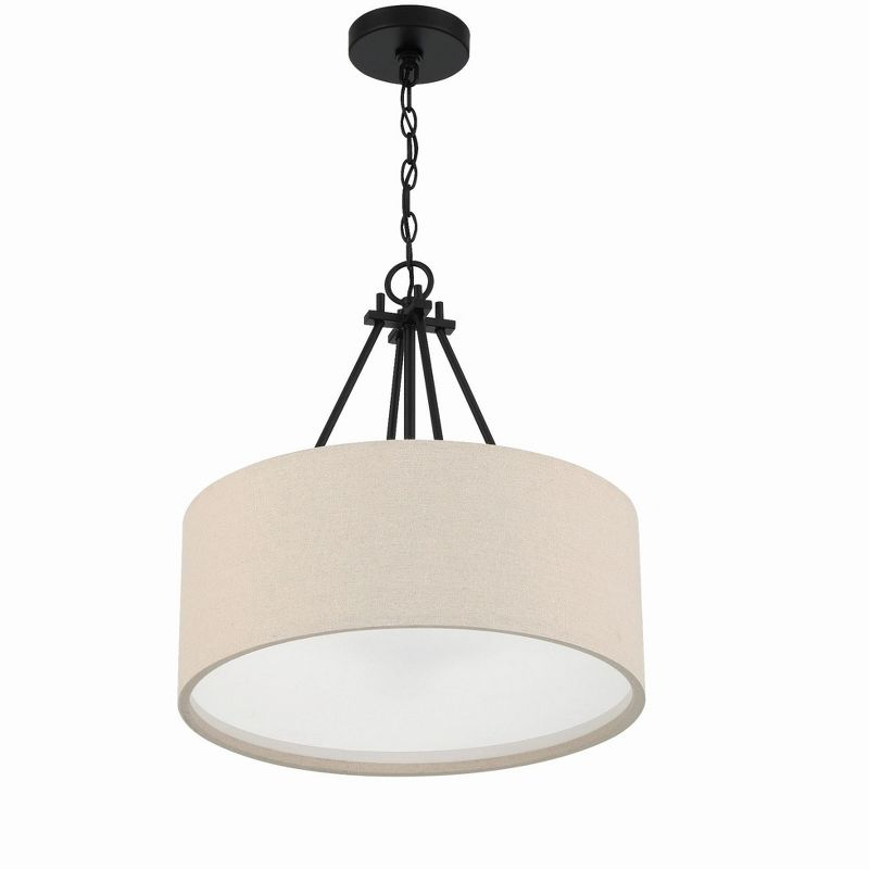 Craftmade Lighting Duke 3 - Light Pendant in  Flat Black