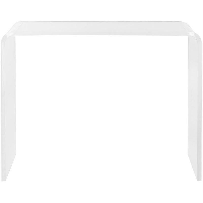 Atka Acrylic Console Table - FOX6016A - Clear - Safavieh Couture