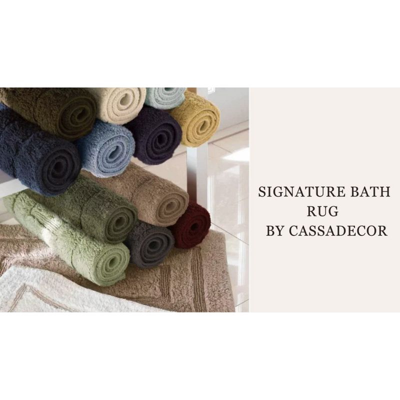 20"x32" Signature Bath Rug Pink - Cassadecor
