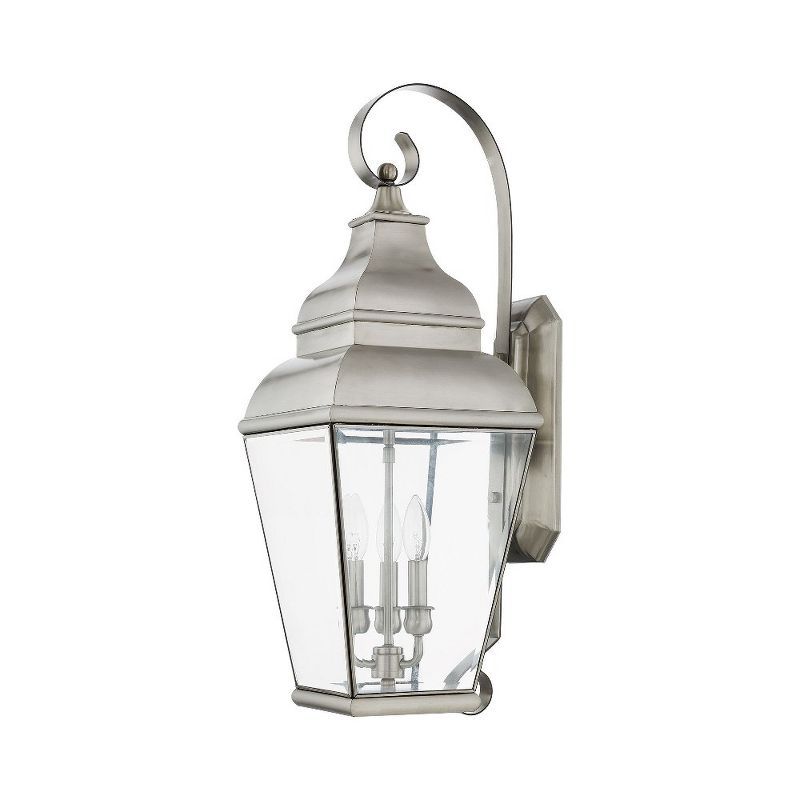 Livex Lighting Exeter 3 - Light Wall Light in  Brushed Nickel