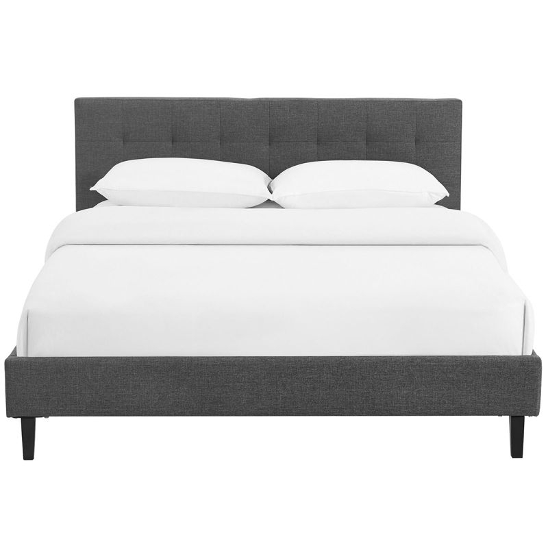 Modway Linnea Queen Fabric Bed - Grey