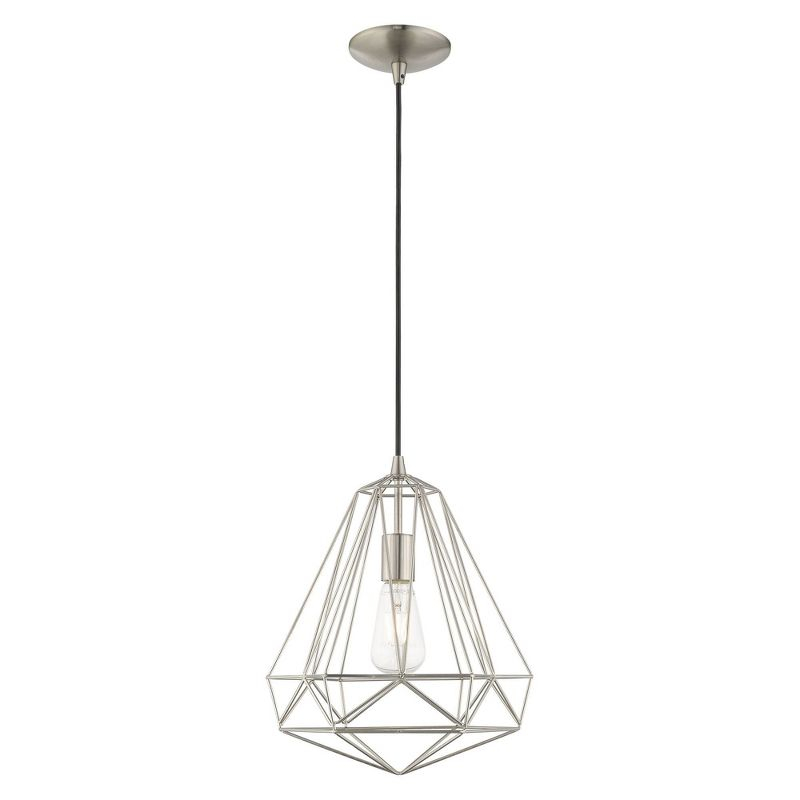 Livex Lighting Knox 1 - Light Pendant in  Brushed Nickel