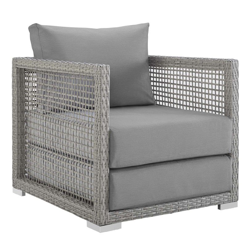Modway Aura Rattan Outdoor Patio Armchair