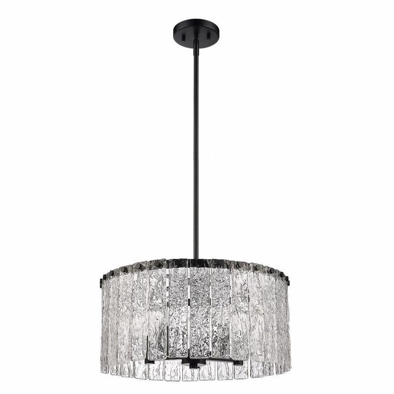 Z-Lite Glacier 5 - Light Pendant in  Matte Black