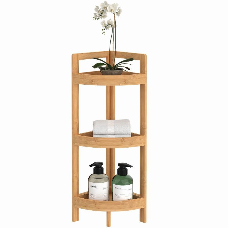 ClosetMaid 3-Tier Bamboo Corner Shelf - ClosetMaid