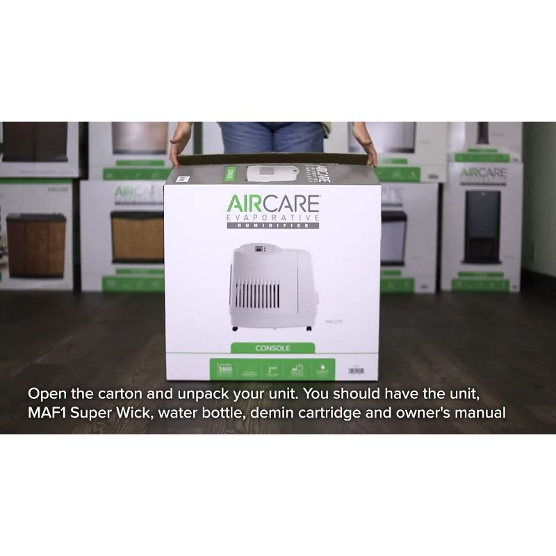 AIRCARE Console Evaporative Humidifier White