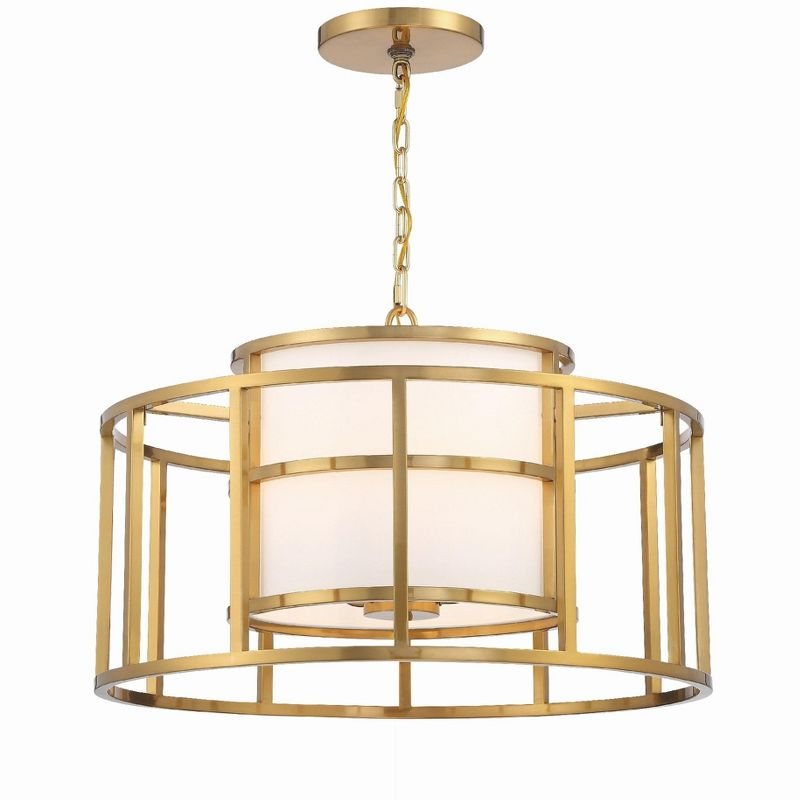 Crystorama Lighting Hulton 5 - Light Chandelier in  Gold