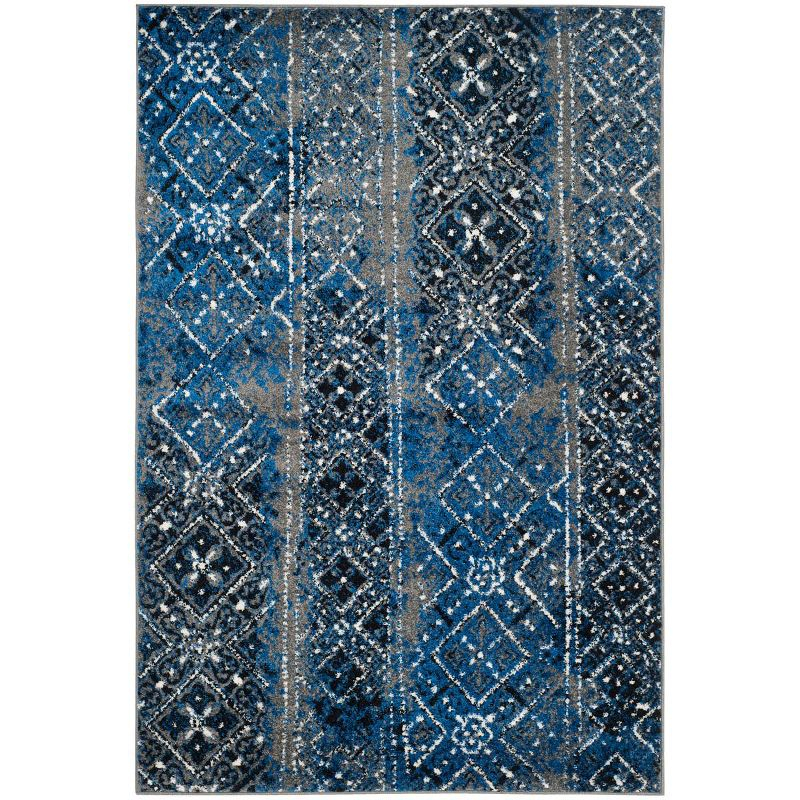 Adirondack ADR111 Machine Made Indoor Area Rug - Silver/Multi - 4'x6' - Safavieh