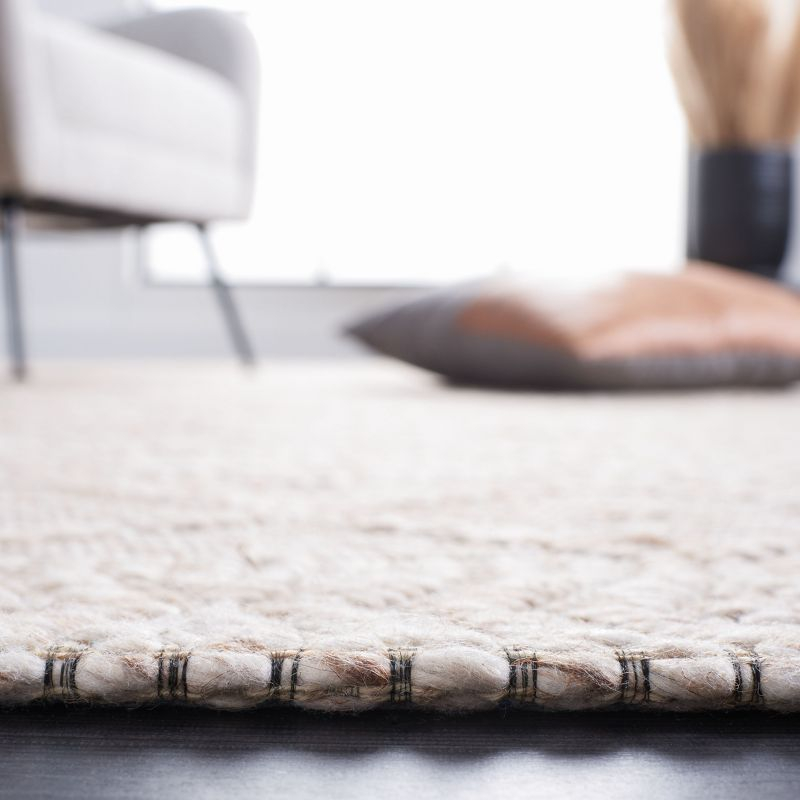 Marbella MRB751 Flat Weave Indoor Area Rug - Natural/Beige - 8'x10' - Safavieh