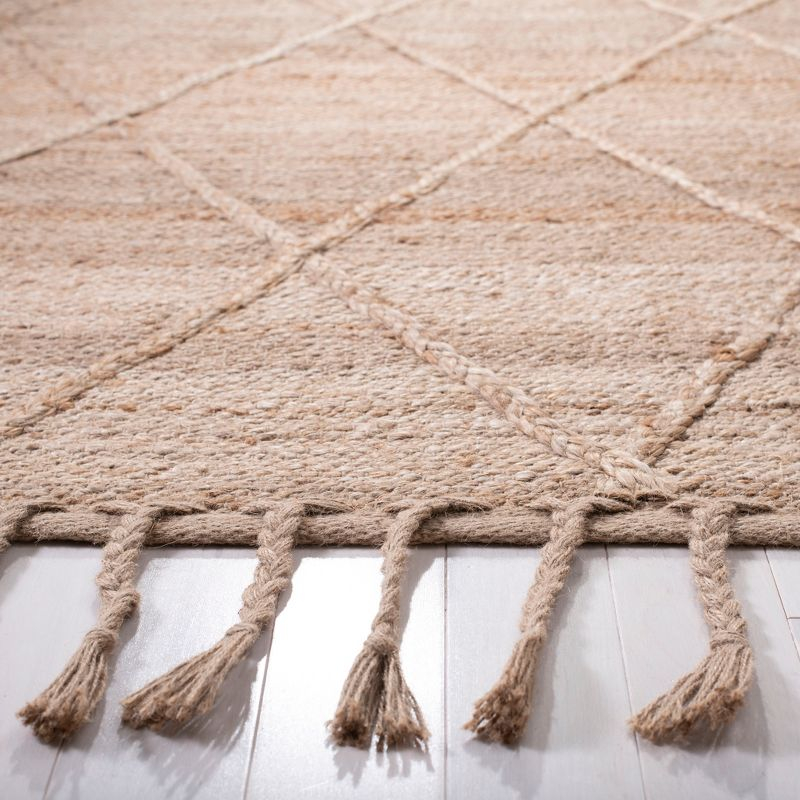 Natural Fiber NF107 Hand Woven Indoor Area Rug - Natural - 4'x4' - Safavieh