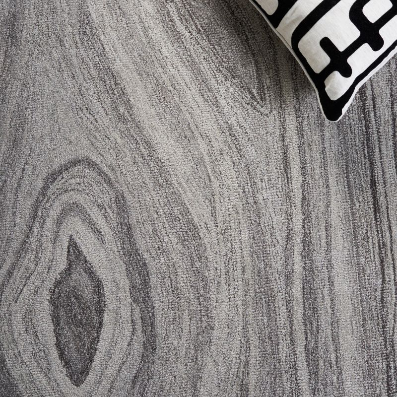 Abstract ABT901 Handmade Indoor Area Rug - Grey - 6'x9' - Safavieh