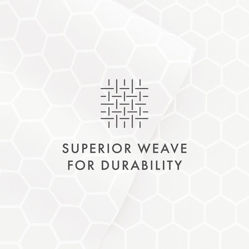 Geometric Patterns 4PC Sheet Set - Extra Soft - Becky Cameron, Honeycomb Gray, Twin