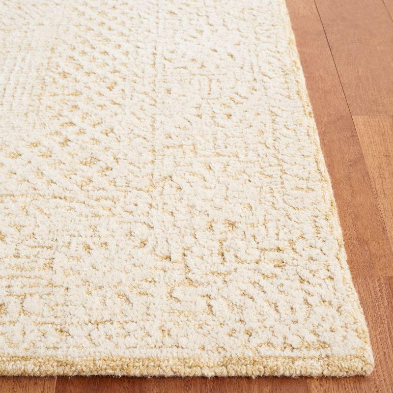 Textural TXT305 Hand Tufted Indoor Runner - Gold/Ivory - 2'-3"x8' - Safavieh