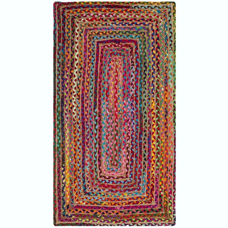 Cape Cod CAP202 Woven Indoor Area Rug - Red/Multi - 2'3"x4' - Safavieh