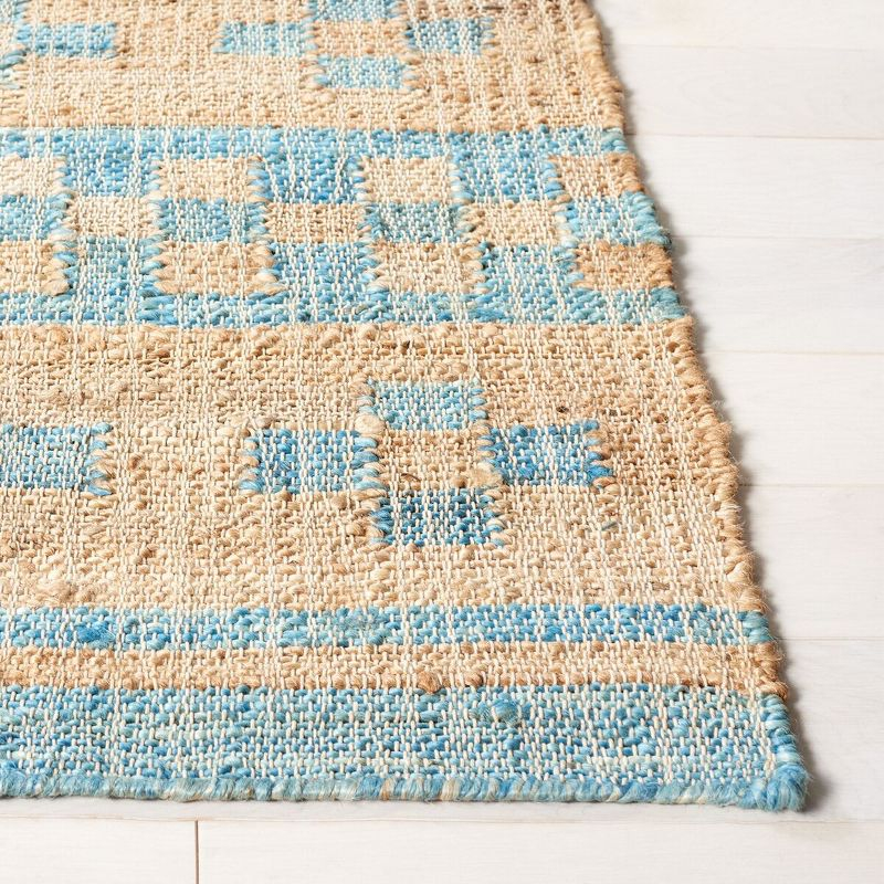 Kilim KLM757 Hand Woven Area Rug - Blue/Natural - 8'9"x11'9" - Safavieh.