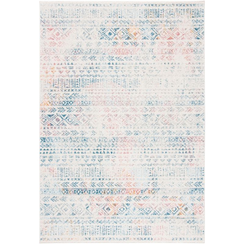 Tulum TUL263 Power Loomed Area Rug - Ivory/Terracotta - 8'9"x11'9" - Safavieh.