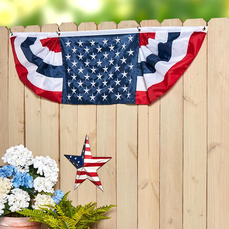 The Lakeside Collection Patriotic American Bunting - 60 Inch