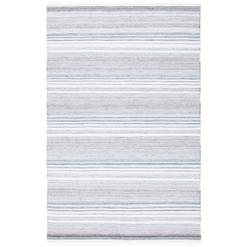 Kilim KLM275 Hand Woven Area Rug - Ivory/Grey - 8'x10' - Safavieh.